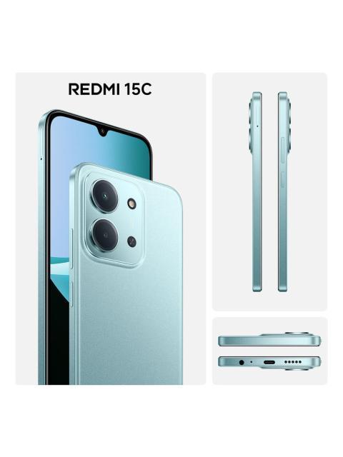 XIAOMI REDMI 15C 69 4G 256GB 4GB RAM HYPEROS CAMARA 50MPX - MINT GREEN